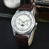 Męskie zegarki designerskie zegarek na mężczyznach wszystkie wykładę nową kwarc zegarek wysokiej jakości najlepsza luksusowa marka chronograph zegar czarny skórzany pasek męski prezent