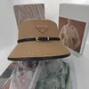 Chapéus femininos de aba larga, chapéu balde de designer para mulheres, gorro de praia, chapéu de palha para férias, praia e verão