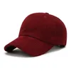 Visors Spring Autumn Corduroy Baseball Cap For Women Men Unisex Vintage Solid Snapback Hat Sport Winter Adjustable Trucke