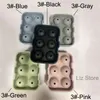 4/6/15 Grid Silicone Ice Cube Mould Balck Skull Ices Ball Moulds Square Ice Cubes Mold For Bar Party Cake Chocolate Baking Molds TH1280