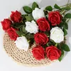 Dekorativa blommor 1 st/2 st europeiska lilla Paris Rose El Wedding Valentine's Day Decoration Artificial Silk Flower