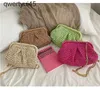 TOTES RAFFIA CROCET STRAW CLU BAG WOMEN ANDMADE SUMMER BEAC WOVEN ANDBAG KAKI NATRUAL GREEN ROSE 2023 NEWH24220