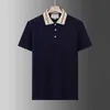 Herenpolo's baas designer poloshirt Heren Luxe Casual T-shirt met korte mouwen High Street Fashion Hoge kwaliteit puur katoen Klassiek ademend sportborduurshirt