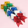 Baby Girl Candy Color Handmade Bowknots Hair Rubber Bands Children Elastic Headwear Party Club Decor Hair Accessories