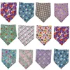 Vêtements pour chiens 50pcs Bandana Pâques Fournitures pour animaux de compagnie Petit chat Chiot Bandanas Écharpe Accessoires de vacances Modèle Chiens