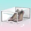 Boîtes de rangement à chaussures Organisateur de chaussures en plastique transparente pour placards Pliable Chaussures Conteneurs Bacs Holders2991742