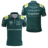 T-shirts hommes 2024 saison F1 Aston Martin Team Mens Sports Polo à manches courtes RG6V