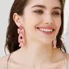 Boucles d'oreilles Boho fête des mères, goutte de perles légères, bijoux de plage pendants