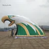 vente en gros modèle gonflable géant de mascotte animale de dessin animé de tunnel de football de pygargue à tête blanche 4,5 mH (15 pieds) avec passage de ventilateur pour événement sportif