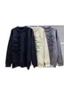 2023 Heren Designer Truien LEOWE Klassieke Mode Vest Sweatshirts Mannen Trui Brief Borduren Ronde Hals Comfortabele Jumper Jas