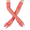 Fünf-Finger-Handschuhe für Damen, glitzerndes Kristallgeflecht, lang, für Tänzer, Sänger, Nachtclub, Tanz, Bühnenshow, Zubehör, luxuriöser Stretch-Strass-Handschuh