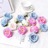 Decorative Flowers 5/10Pcs Artificial Peony Heads For Home Decor Marriage Wedding Decoration Fake Garland Craft Wreath Accessories