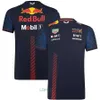 Men's T-Shirts F1 Racing Suit T-shirt 2024 New Racing Team Short sleeved Round Neck Shirt Mens Vesta Speed Dried Shirt KLOA