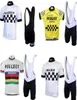 Molteni Peugeot NEW Man White Yellow Vintage Cycling Jersey Set Short Sleeve Cycling Clothing Riding Clothes Suit Bike Wear Shor2138072