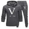 Designer Men Tracksuis sur piste en gros Unisexe Dunks Streetwear Brand Hoodie Jogging SweetSuit.