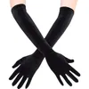 Bridal Gloves Long Satin Evening Gloves Stretchy Gloves Prom wedding Party Dance for Lady Gloves