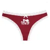 Women's Panties FILL ME UP Sexy Naughty Underwear For Women Cute Womens Thong Lingerie Temptation Lace Edge Bow Low Waist