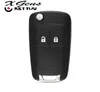 Coque de clé de voiture à rabat avec vis, 2 boutons, télécommande, pour OPEL VAUXHALL Zafira Astra Insignia Holden, 7942566