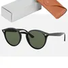 Occhiali da sole rotondi classici Occhiali da sole Uomo Donna Occhiali da sole alla moda di alta qualità per uomo donna con scatola in pelle Gafas De Sol