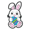 Cartoon Zubehör Mädchen Osterhase Charms Großhandel Kindheitserinnerungen Lustiges Geschenk Schuh PVC Dekoration Schnalle Weichgummi Clog Dr Dhxl3