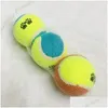 Dog Toys & Chews Dog Toys Tennis Balls Run Fetch Throw Play Pet Supplies Chew Toy For Dogs Footprint Funny Ball Drop Delivery Home Gar Dhtvg