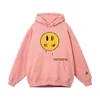 Smiley Face Yellow Man Retro Draw Sweat à capuche Lettres Imprimer Sweat-shirt Femme T-shirt Printemps Tendance Haut à manches longues High Street Drews House 286 195