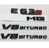 Gloss Black 3D Letters E63s لشعار AMG V8 Biturbo لـ Mercedes W212 W213657733