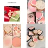 Blush Brand Silky B Powder 4 Colors Rose Tender Apricot Radiant Pink Bright Coralmakeup Palette 5.5G Fard A Joues Poudre Soyeuse Drop Dhpym