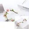 Hair Clips Summer Vacation Floral Headband Wedding Party Flower Hairband Musical Festival Women Lady Decorations