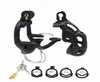 Mise à niveau Double verrouillage 2022 Mamba Cock Cage masseur vibrateur mâle Super Micro dispositif rotatif garde-corps anneaux ceinture de pénis S210S1581999