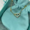 Jraz Pendant Necklaces Small Design S925 Sterling Silver Tiffanynet Love Love Necklac