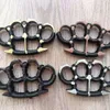 Finger Tiger Self Defense Four Hand Support、拳バックル、亜鉛合金材料、頑丈、耐摩耗性の攻撃チームのバインディングロープ5265