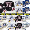 72 Tage Thompson Reverse Retro Hockey Jersey 26 Rasmus Dahlin 27 Devon Levi Dylan Cozens Owen Power Kyle Okposo Alex Tuch Tyson Jost Erik Johnson maillots