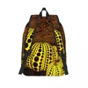 Backpack Yayoi Kusama Reise Canvas Frauen Männer School Laptop Bookbag Taker Smashes Pumpkin College Student Daypack -Taschen