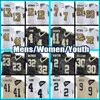 Marshon Lattimore Jameis Winston Maglie da calcio New Orleanses Saints 4 Derek Carr Alvin Kamara Tyrann Mathieu Chris Olave Michael Thomas Jamaal Williams C01