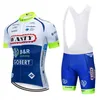 Men's T-shirts New Team Short Sleeve Cycling Suit Summer Road Bike Top Mens Suspenders 2krq