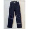Loewee Pants Designer damski dżinsy projektant dżinsów nogi otwartego widelca ciasne dżinsowe spodnie dżinsowe spodnie dżinsowe marka ubrań 2325