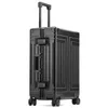 Designer luggage Boarding Rolling suitcases top quality aluminum travel luggage business trolley suitcase bag spinner carry on rolling 20 24 26 29 inch luggage