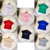 Marca crianças camisetas multi cor opcional verão meninos top tamanho 90-150 cm designer roupas de bebê menina manga curta algodão criança tees 24feb20