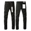 Designer VIOLA MARCA Jeans per uomo Donna Pantaloni Jeans viola Foro estivo Ricamo di alta qualità Autocoltivazione e piedi piccoli Moda 18