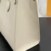 Sac à main d'extérieur en cuir pour femmes, fourre-tout classique avec grande lettre et Logo, sac de Shopping à la mode