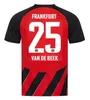 2023 2024 Eintracht Frankfurt 125th Soccer Jerseys 125 ans Kit d'anniversaire 23 24 Van de Beek M.gotze Chaibi Knauff Tuta Marmoush Skhiri Koch Football Shirt