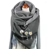 Шарфы женские одеяла шарфы теплая шаль с пуговицами большая накидка на зиму