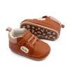 最初の歩行者生まれのベビーシューズボーイガールクラシックレザーラバー靴soleアンチスリップ幼児幼児