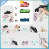 Dames Sandaal Designer Dames Slippers Bloemen Slipper Lederen Flats Sandaal Luxe Merk Hak Woody Muilezels Schoenen Dame Zomer Strand Maat 36-40