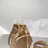 Mini borsa da uomo in nylon secchiello per donna tracolla di design moda tracolla con coulisse tracolla borsa di lusso borsa a tracolla nera estiva borsa in tela