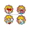 Akcesoria kreskówek japońskie film filmowy Sailor Moon Enamel Pins Cute Filme Game Hard Collect Brooch Plecak Hat Work L Dhykm