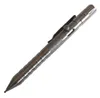 EDC Outdoor Camping Survival Tactische Zelfverdediging Bolt Action Pen Titanium Glasbreker LED Zaklamp Pen2020387