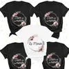 Women's T Shirts Tee Women Casual Top La Mariee Evjf Cloth Lady Short Sleeve T-shirts Bachelorette Party Tshirt Bridesmaid Kvinnlig brud