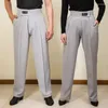 Stage Wear Hommes Femmes Pantalons de danse latine Adulte Compétition de salle de bal Taille haute Noir Cha Salsa Waltz Dancewear